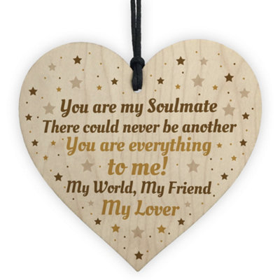 Red Ocean Handmade Soulmate Gift For Boyfriend Girlfriend Anniversary Gift For Husband Wife from B&Q