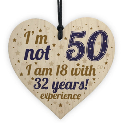 Red Ocean Birthday Gift For Women Men 50Th Birthday Gift For Him Her Keepsake Plaque from B&Q