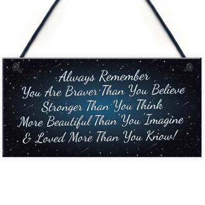 Red Ocean Motivational Gift Best Friend Friendship Gift Plaque Birthday Christmas Gift For Friend from B&Q