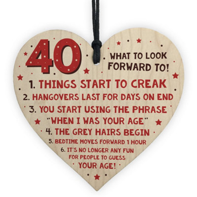 B&Q -  Turning 40 Card Funny 40Th Birthday Gifts For Women Or Men 40Th Birthday Card