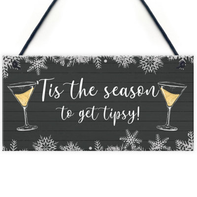 B&Q -  Home Bar Signs And Plaques Novelty Christmas Bar Sign Pub Man Cave Gift