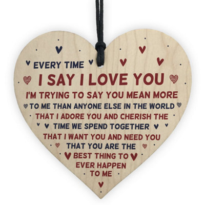 B&Q -  Anniversary Gift For Husband Wife Boyfriend Girlfriend Relationship Gift For Him Her