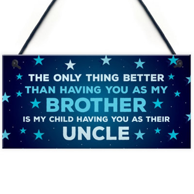 Red Ocean Brother Gifts From Sister Novelty Uncle Gifts From Niece Nephew Christmas Birthday Gifts from B&Q