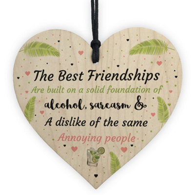 Red Ocean Novelty Best Friends Gift Friendship Birthday Bestie Gifts from B&Q