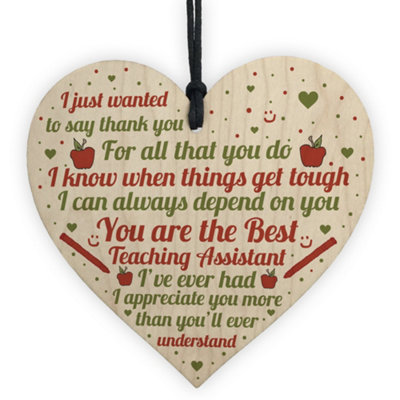 B&Q -  Teaching Assistant Thank You Gifts School / Nursery / Pre School Leaving Gifts End Of Term Present