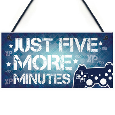 Red Ocean Man Cave Plaque Funny Boys Bedroom Sign Games Room Sign Gamer Gift Gaming Sign from B&Q