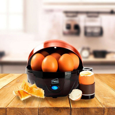 Neo Copper Electric Egg Boiler Poacher And Steamer Grey