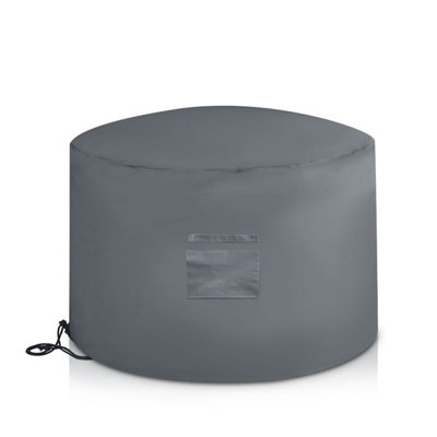Livivo Deluxe Round Garden Furniture Cover - Grey