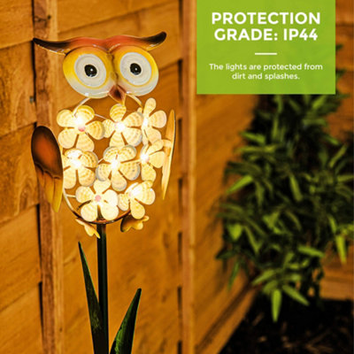 Livivo Owl Shaped Solar Power Garden Light