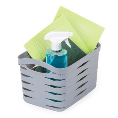 Livivo 7L Plastic Storage Baskets With Handles from B&Q