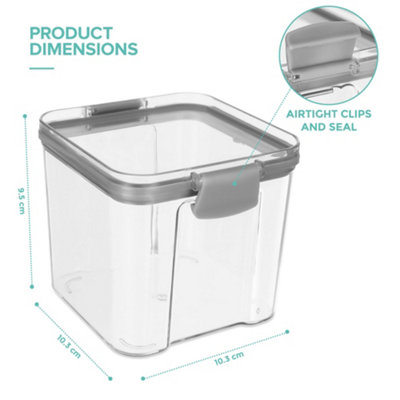 Livivo Airtight Pantry Medium ContainersSet Of 2 from B&Q