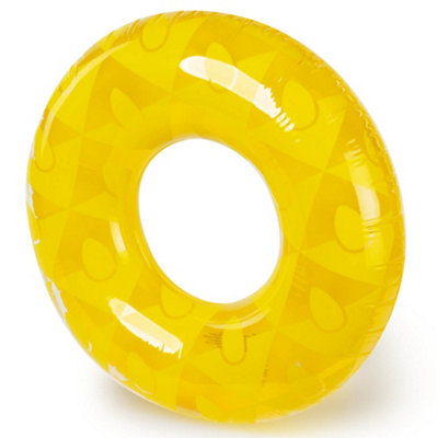Splash Inflatable Pineapple Swim Ring 90Cm Pool Float For Adults And Teens Durable Pvc Supports 80Kg from B&Q