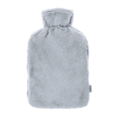 Livivo Handwarmer Hot Water BottleGrey Plush from B&Q