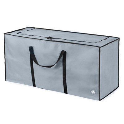 Livivo 7Ft Christmas Tree Storage Bag Grey Heavy Duty Zip from B&Q