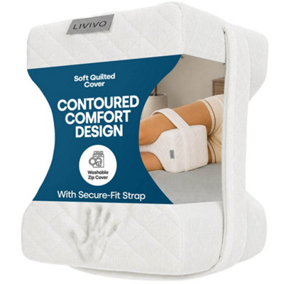 B&Q -  Leg Pillow With Adjustable Strap Ergonomic Sleep Support