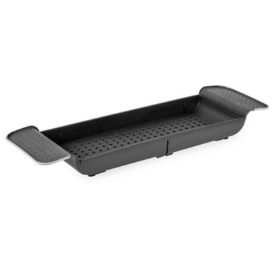 Blue CanyonExtendable Over Bath RackSlate from B&Q