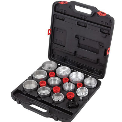 Welzh Werkzeug Oil Filter Socket Wrench Removal Master Set Multi Fitment 1130-Ww from B&Q