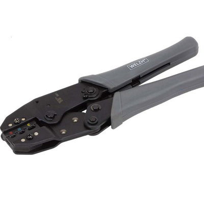 Welzh Werkzeug Ratchet Crimping Pliers 0.5-6mm For Insulated Terminals Wiring from B&Q