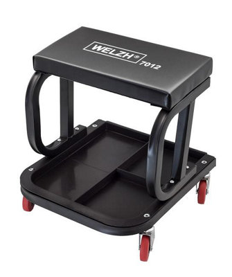 Welzh Werkzeug Mechanics Padded Creeper Trolley Seat Cars Garage from B&Q