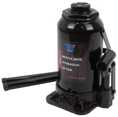 Welzh Werkzeug 20 Ton Hydraulic Bottle Jack For Garages Workshops Heavy Duty from B&Q