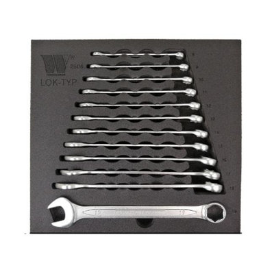 Welzh Werkzeug Comination Spanner Set Lok-Typ Edition 8-19mm 2580-Ww from B&Q