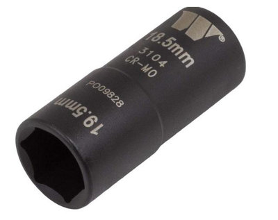 Welzh Werkzeug Ford Wheel Nut Cap Impact Socket 18.5mm & 19.5mm Flip Socket from B&Q