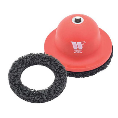 Welzh Werkzeug Wheel Hub Grinding/cleaner Tool Attachment + Replacement Pad from B&Q