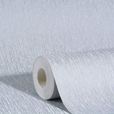 Debona Grey Glitter Effect Shimmer Sparkle Wallpaper 9008 from B&Q