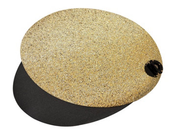 Yes-Online 12 Placemats Set Christmas Gold Glitter Oval Festive Xmas Table Home Decor from B&Q