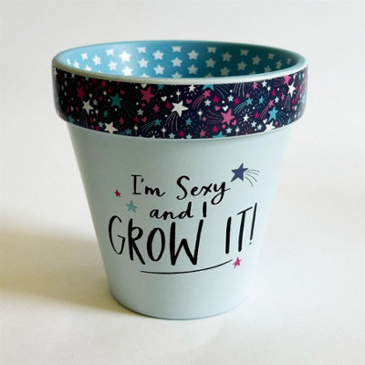Love Plants Pot And I Grow It Quote from B&Q