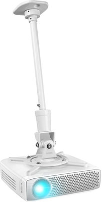 B&Q -  Projector Mount Stand Pb08Xl 10Kg Capacity Universal Adjustable Clamp Tilt Swivel Rotate For Ceiling Wall BracketWhite