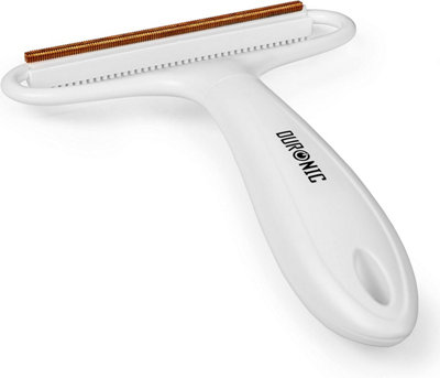 Duronic Lint Shaver Mfs1 Portable Lint Remover For Fabric Clothing Manual Fabric Shaver Pet Hair Remover For Carpet And Upholstery from B&Q
