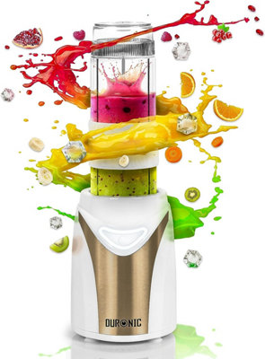 Duronic Bl540 Personal Blender, Mini Blender With 570Ml Bottle - White