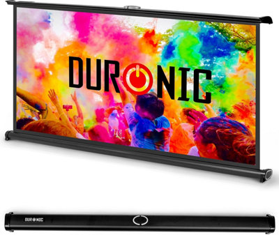 Duronic Desktop Projector Screen Dps40 /169 Portable 40 Inch 16:9 Tabletop Projection Screen For School Home Office Cinema Theatre from B&Q