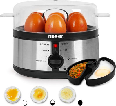 Duronic Electric Egg Boiler Eb35 Bk Steamer For Eggs Egg Boiler Machine Egg Poacher Machine For 7 Soft Medium Hard Boiled Eggs from B&Q