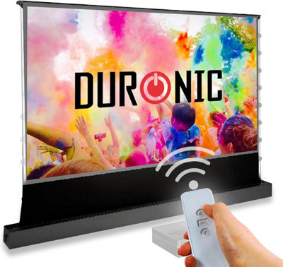 Duronic Electric Floor Projector Screen Efps120 120 Inch Alr For Ultra Short Throw Projector 16:9 Remote Control For Home Theatres from B&Q