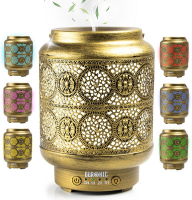 Duronic Essential Oil Diffuser Ad42 100Ml Electric Aroma Diffuser For Home Office Bedroom Spa With 7 Led Lights For Relaxing Sleep from B&Q