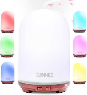 Duronic Essential Oil Diffuser Ad12 100Ml Electric Aroma Diffuser For Home Office Bedroom Spa With 7 Led Lights For Relaxing Sleep from B&Q