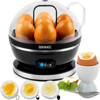 Duronic Electric Egg Boiler Eb27 Bk Steamer For Eggs Egg Boiler Machine Egg Poacher Machine For 7 Soft Medium Hard Boiled Eggs from B&Q