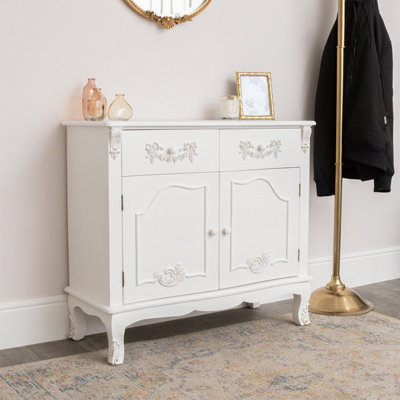 Melody Maison Large White Sideboard CupboardPays Blanc Range from B&Q