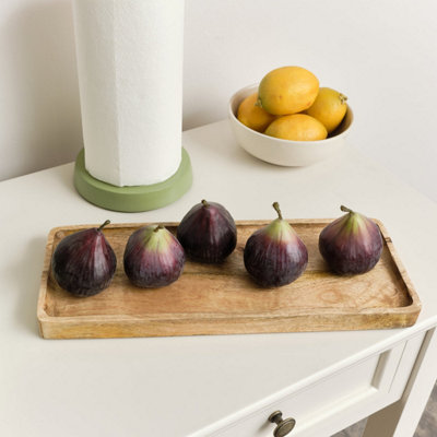 Melody Maison Mango Wood Rectangular Decorative Tray34.5Cm from B&Q