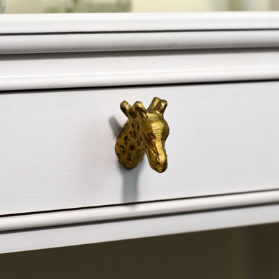 B&Q -  Antique Gold Giraffe Drawer Knob