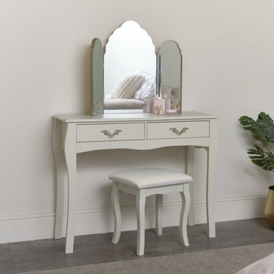 B&Q -  Dressing Table & Stool SetElizabeth Ivory Range