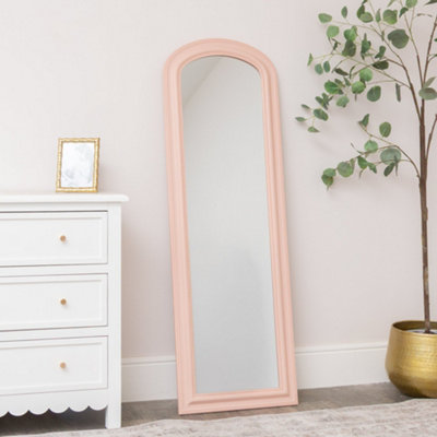 Melody Maison Full Length Pale Pink Leaner & Wall Mirror47Cm X 142Cm from B&Q