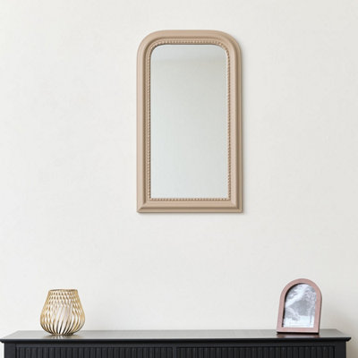 Melody Maison Grey Taupe Arch Wall Mirror X 40Cm 70Cm