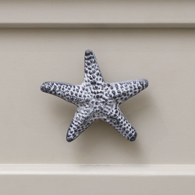 Melody Maison White Starfish Drawer Knob from B&Q