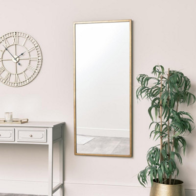Melody Maison Large Gold Rectangle Mirror 60Cm X 140Cm from B&Q