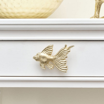 B&Q -  Gold Fish Drawer Knob