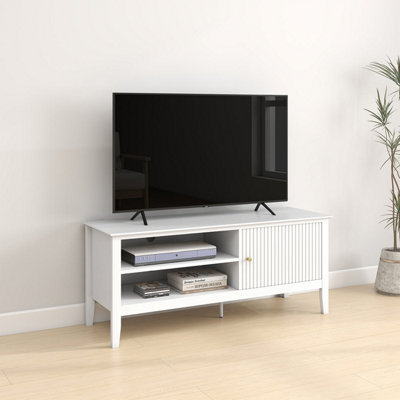 Melody Maison Large White Wooden Tv CabinetHales White Range from B&Q
