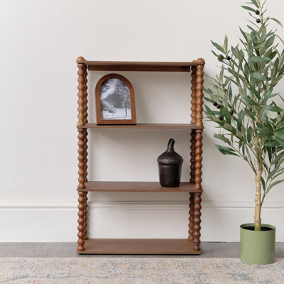 Melody Maison Wooden Bobble Framed 3 Tier Shelf from B&Q